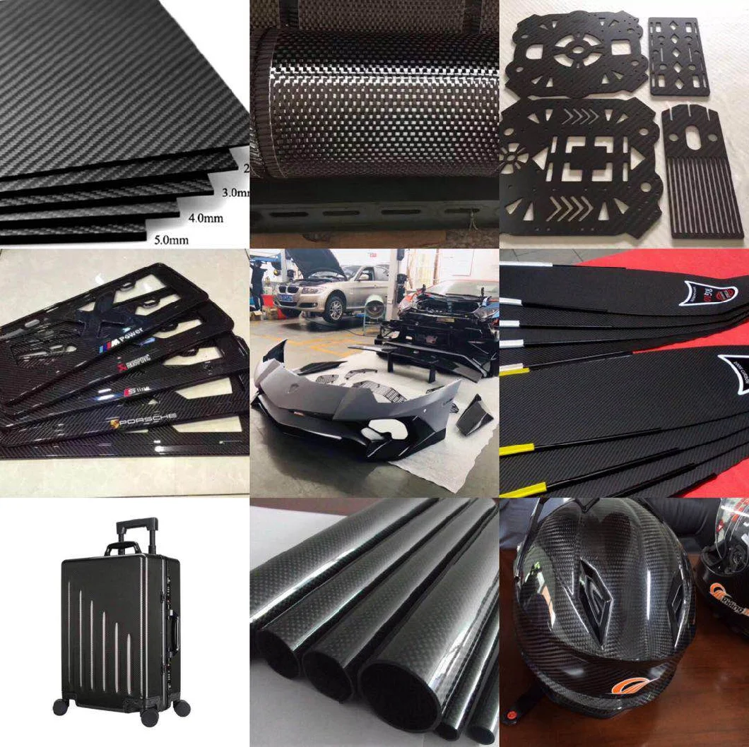 Free Samples 3K Plain/Twill Weave Matt/Glossy Finish Carbon Fiber Tubes From China Factory