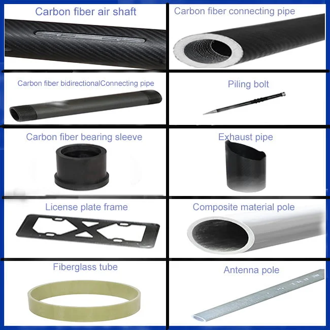 Roll Wrapped Carbon Fiber High Quality Roller Carbon Fiber Tube