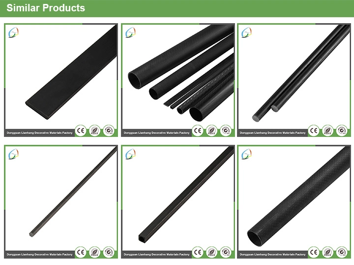 High Strength 12mm 3K Carbon Fiber Tubes for RC Wrapped