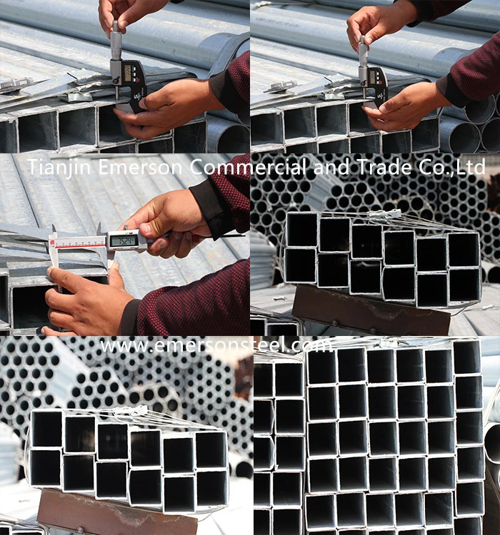 20X20 Square Steel Pipe Rectangular Square Mild Carbon Steel Tube 75X75 Tube Ms Steel Square Pipe