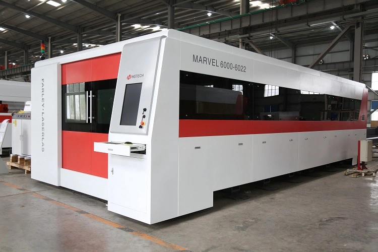 Wuhan Hgtech Metal Tube Plate 15000W/8000W Fiber Laser Cutting Machine for 10mm Carbon Steel