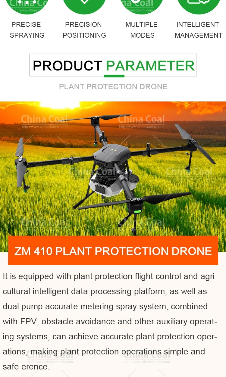 Agricultural Plant Protection Sprayer Uav Drone for Farm Frame