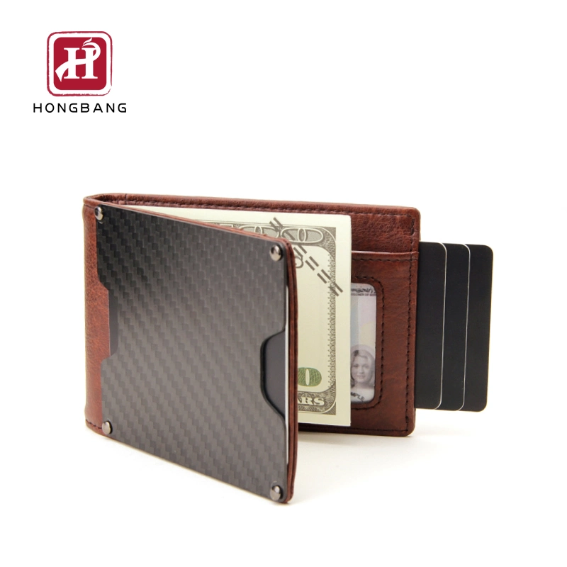 Carbon Fiber Wallet Customzie and Wholesale Manufacturer Money Clip Wallet