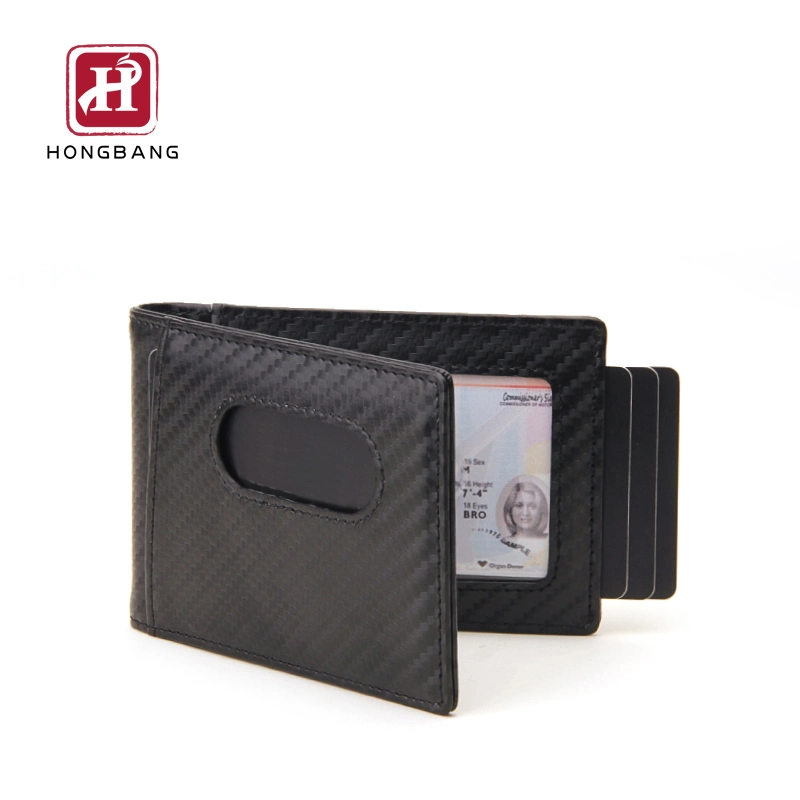 Carbon Fiber Wallet for Men OEM Service RFID Wallet