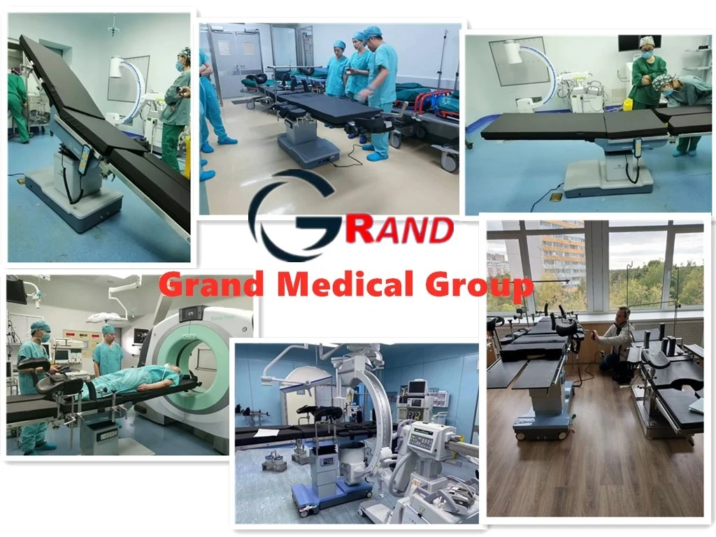 CE FDA TUV ISO9001 Certified China Supplier Electric Operation/Operating Carbon Fiber Board Table Medical Surgic Table Operation Theatre Table