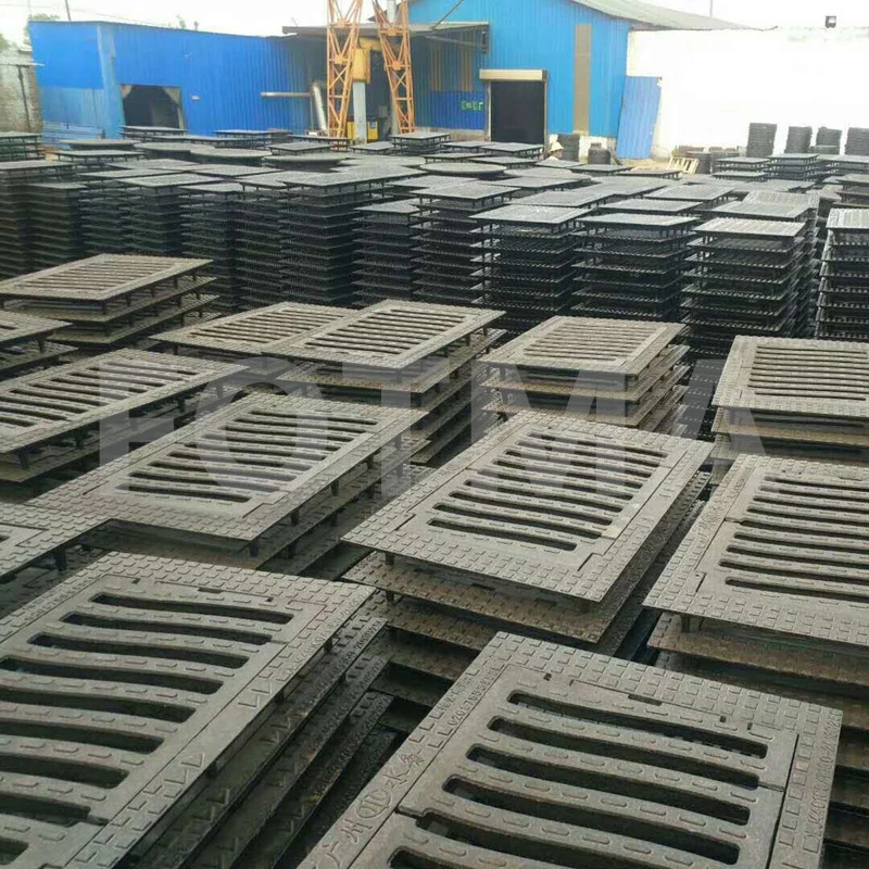 Customized Ductile Iron Casting Round/Square Composite Manhole Frame