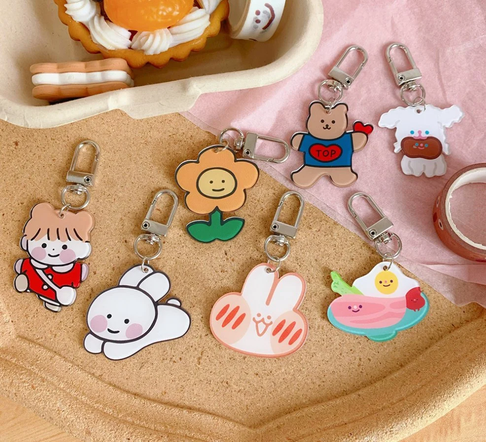 Cute and Exquisite Cartoon Key Chain Schoolbag Hanging Decoration Handbag Decoration Key Chain