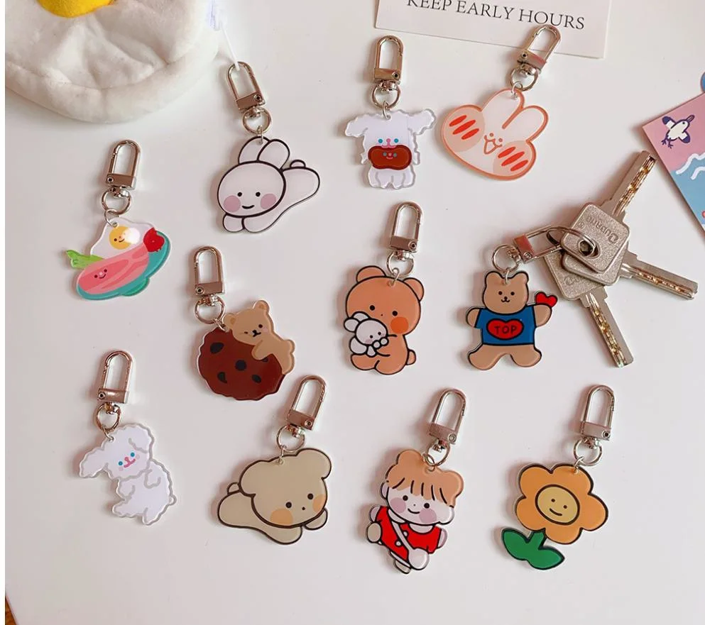 Cute and Exquisite Cartoon Key Chain Schoolbag Hanging Decoration Handbag Decoration Key Chain