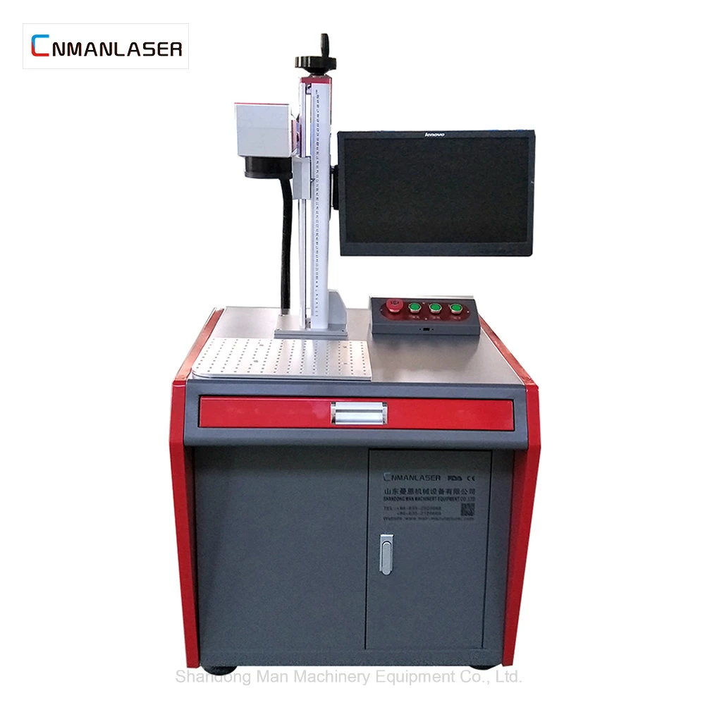 Carbon Metal Label 30W Desktop Fiber Laser Marking Machine