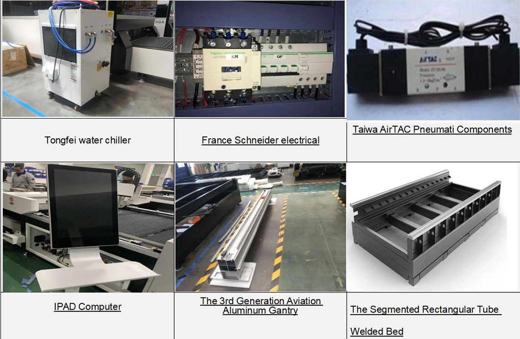 1000W CNC Metal Fiber Lazer/Laser Cutting Machine Aluminum Carbon Steel Stainless Steel Sheet Laser Cutter