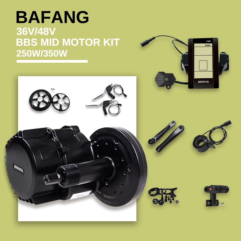 MID Crank Mount Bicycle Motor 250W Bafang Motor Kit