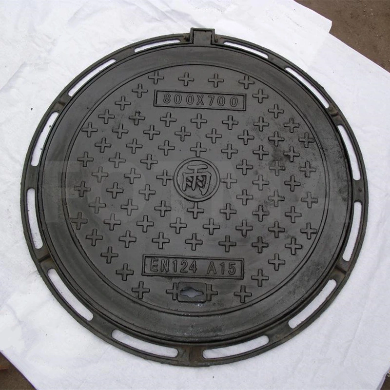 Customized Ductile Iron Casting Round/Square Composite Manhole Frame