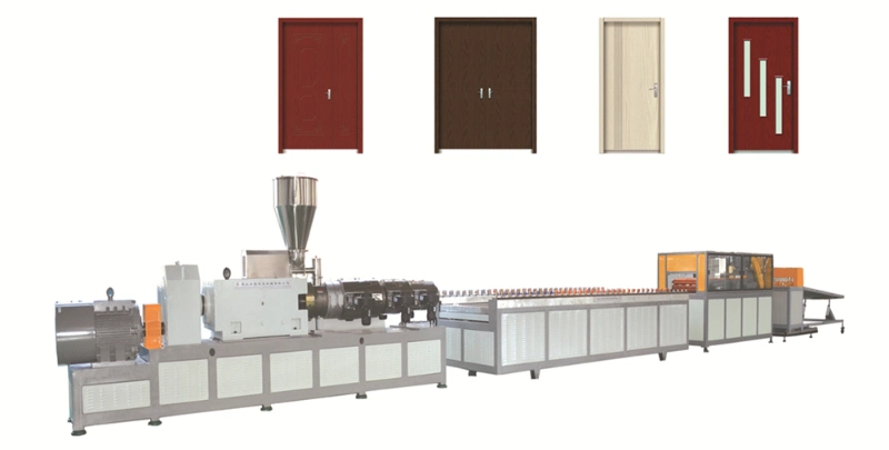 Wood Plastic Composite Extruder PVC WPC Profile Extrusion Machine WPC Door Frame Machines WPC Machine Manufacturer