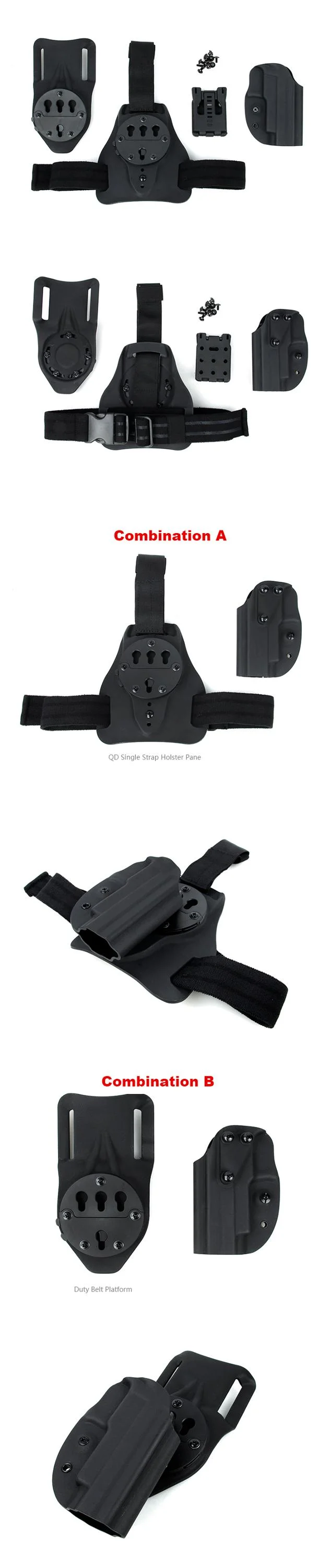 G17holster Set Leg Plate and Waist Belt Using Fit HK7-0083