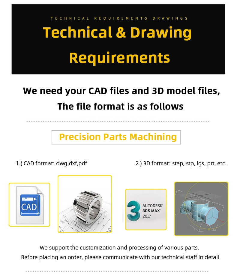 Custom Precison Anodizing Part 5 Axis CNC Machining Parts with Cutting Service