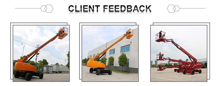 22m Self Propelled Hydraulic Working Platform Sky Boom Lift Telescopic Boom Lift for Sale