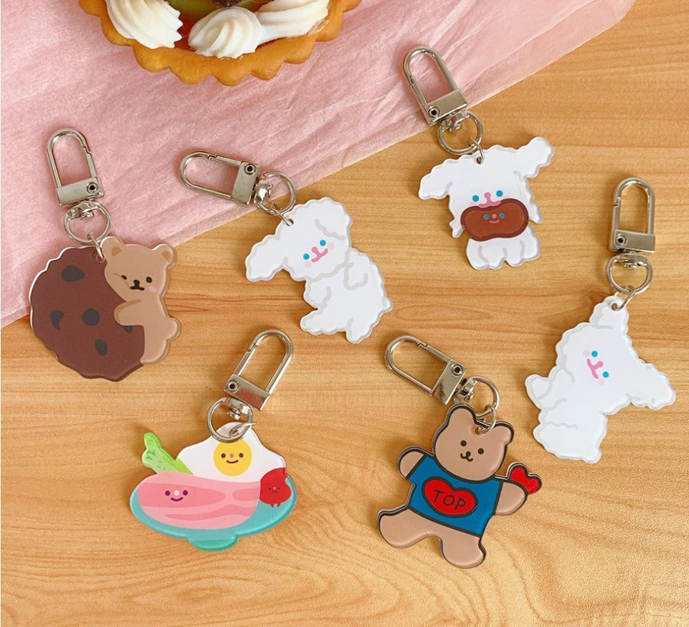 Cute and Exquisite Cartoon Key Chain Schoolbag Hanging Decoration Handbag Decoration Key Chain