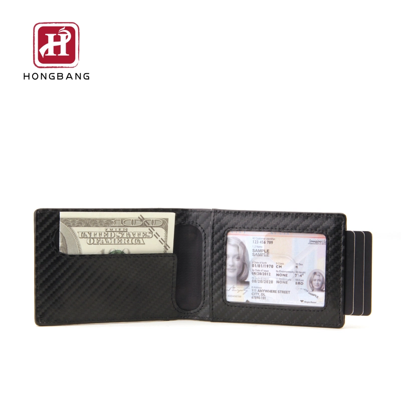 Carbon Fiber Wallet for Men OEM Service RFID Wallet