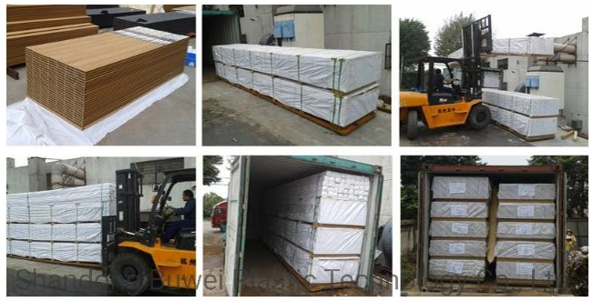 145*45mm/150*40mm/150*50mm WPC Square Tube Wooden Composite Partitions