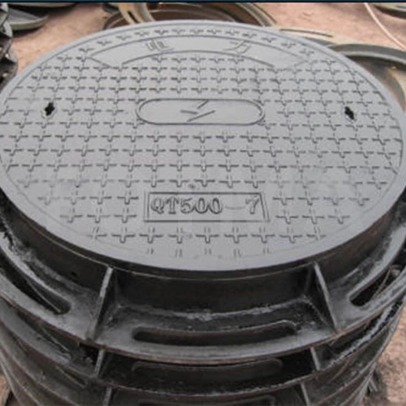 Customized Ductile Iron Casting Round/Square Composite Manhole Frame