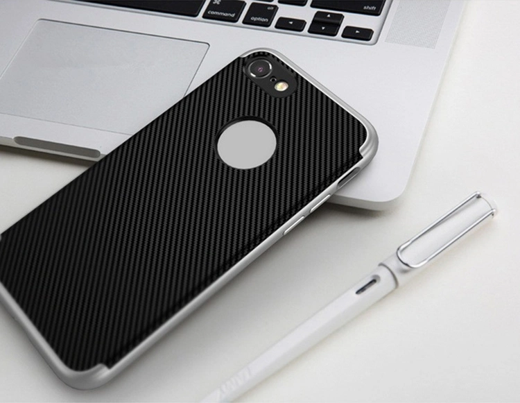 Factory Price for Unique Design Carbon Fiber Sprite Pattern Dual Protective Phone Case for iPhone 7plus