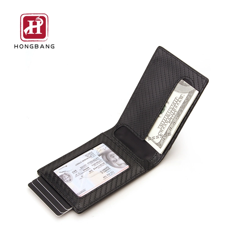 Carbon Fiber Wallet for Men OEM Service RFID Wallet