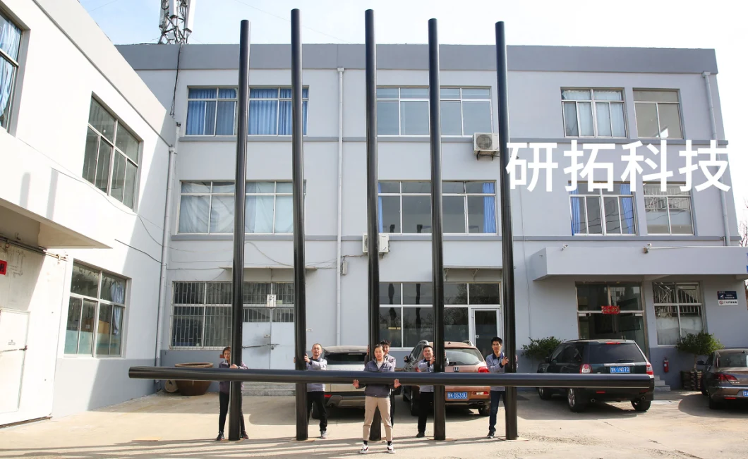 Roll Wrapped Carbon Fiber Carbon Fiber Tube 8000mm*200mm*204mm for Industry Large Diameter