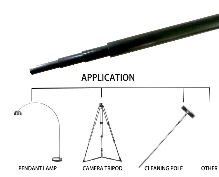 Custom Carbon Fiber Expansion Tube Carbon Fiber Telescopic Camera Pole