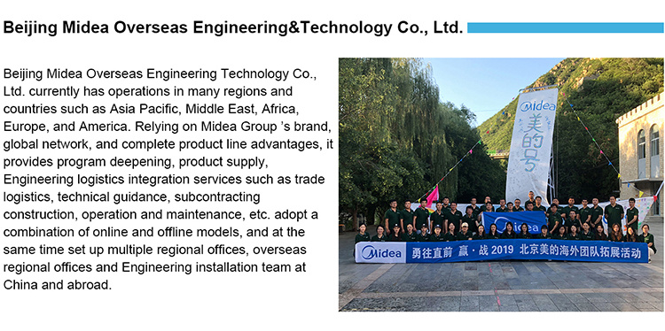 Midea Ce Certification Only Cooling Winter Air Cooled Conditioner Chimney