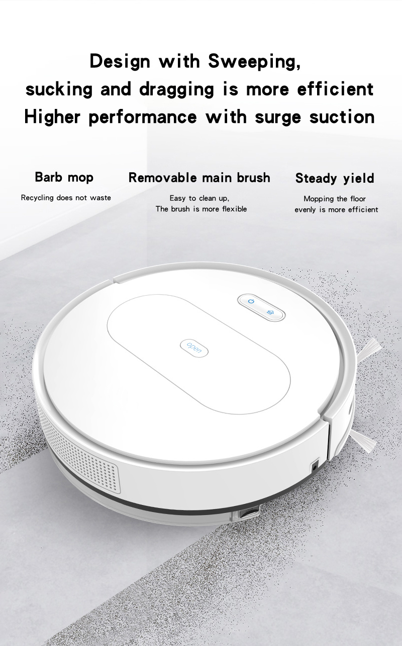 Automatic Intelligent APP Remote Control Rechargeable Home or Office Robot Vacuum Cleaner