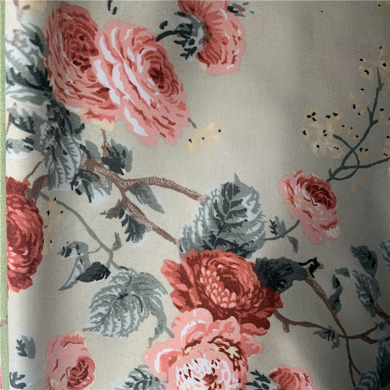 Printed Material Recycled Polyester Multiple Pattern 100 Polyester Printed Fabric
