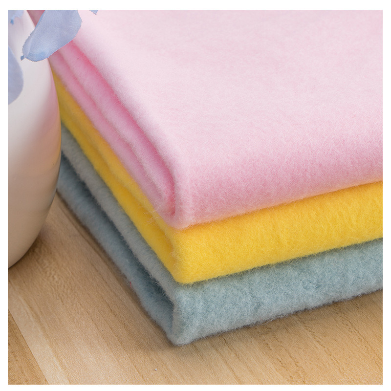 Recycled Polyester and Recycled Cotton Bleach Single Jersey Terry Fabric for Babywear