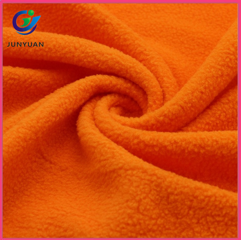 100% Polyester Micro Fleece (polar fleece fabric) for Garment