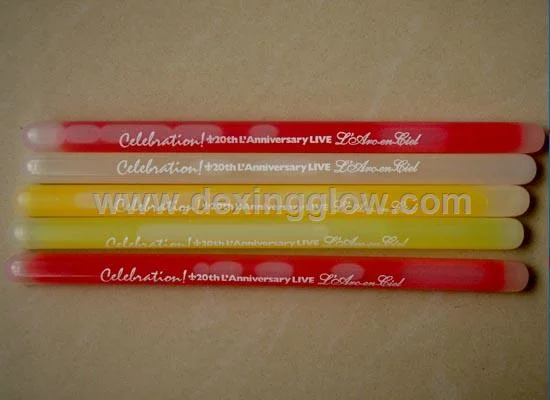 Logo Printed Glow Stick, L'arc~En~Ciel Printing Glow Stick, Promotional Toy