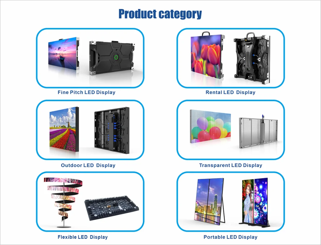 P2.5mm Indoor Fixed LED Display Videl Wall Die-Casting Aluminum Cabinet