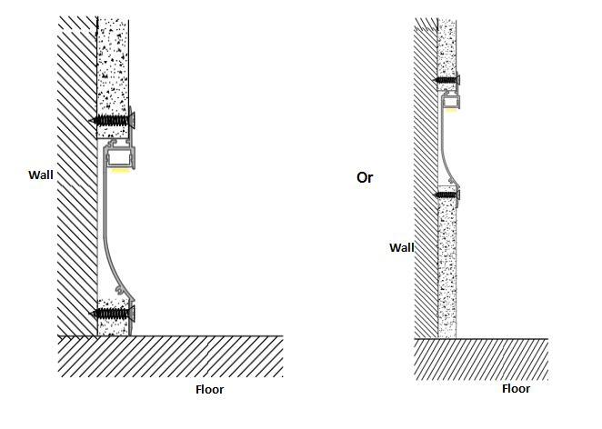 Dry Wall Aluminium LED Profile Lighting Plaster LED Profile Lights Cover LED Aluminum Extrusion Profile with PC Diffuser LED Linear Light for Decoration