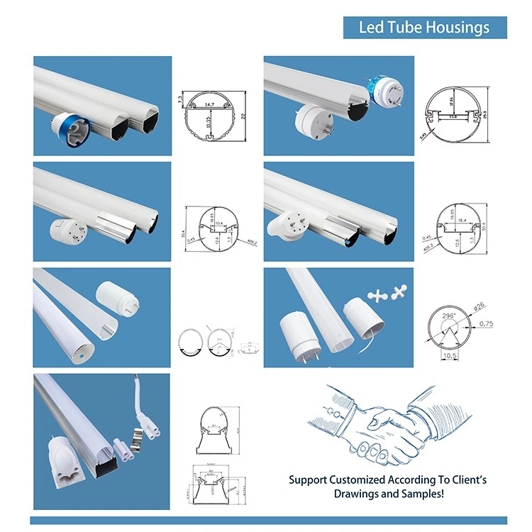 4FT LED Tube Light Housing T8 LED Batten Assembly Housing