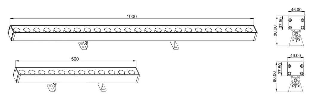 High Quality RGB 4in1 Wall Washer LED Wall Washer Light