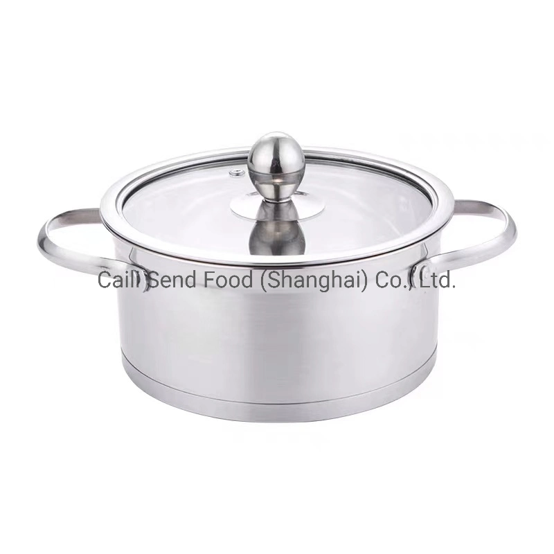 Stainless Steel Single Bottom Hot Pot Soup Pot