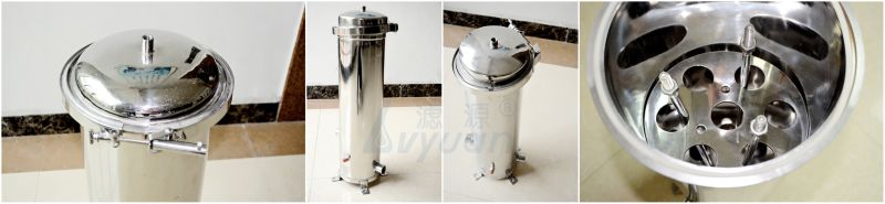 Stainless Steel Lquid/Water Multi-Cartridge Filter Housing SS304 Cartridge Filter Housing