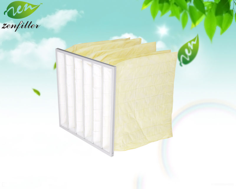 Pocket Air Filter and Rigid Bag Filter for HVAC System