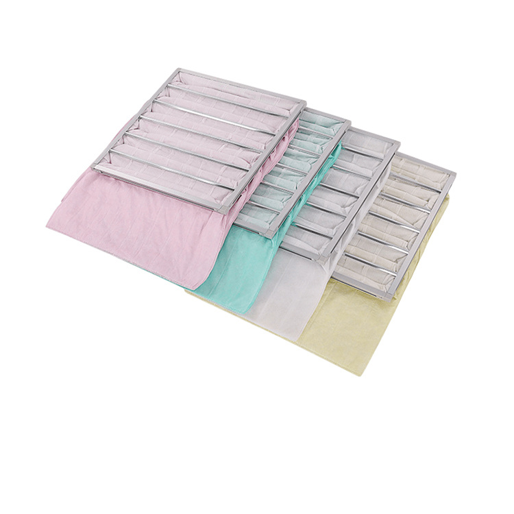 Custom Ventilation Effect Bag Filter Synthetic Fiber Bag Filter F5 Air Filter