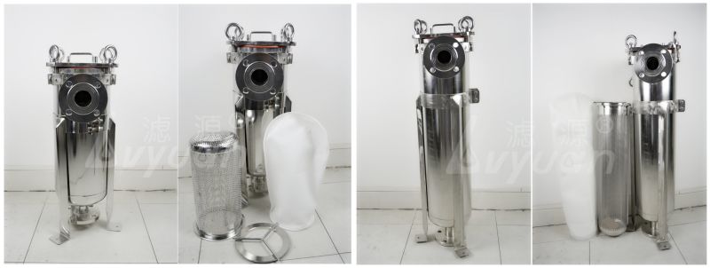 Stainless Steel Liquid Filter Housing /Ss Water Bag Filter Housing for Wine Filtration
