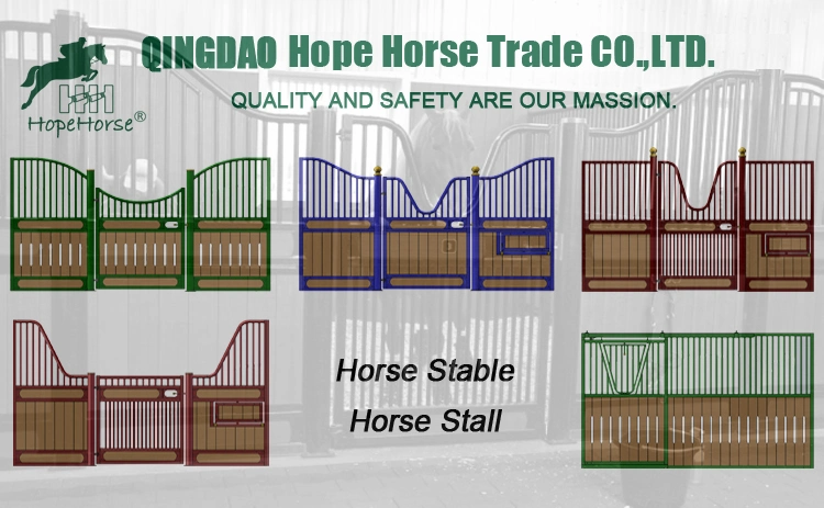 Permanent Galvanized Steel Horse Stables for Horse Yards Panel