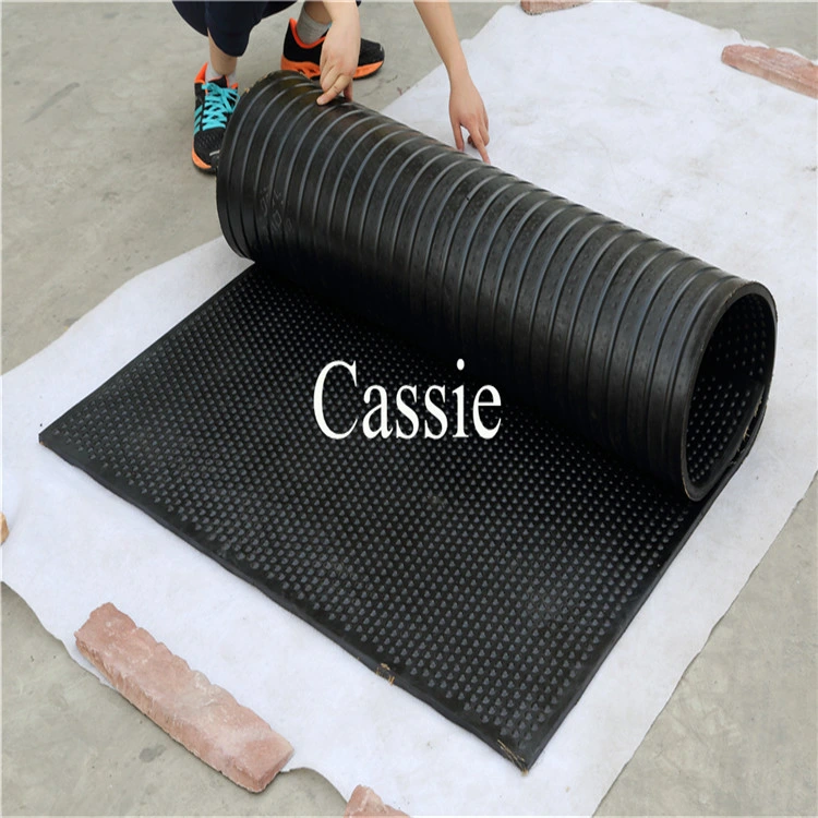 Comfort Horse Stall Mats, Compression Resistance Rubber Mat Cow Horse Matting Agriculture Rubber Matting