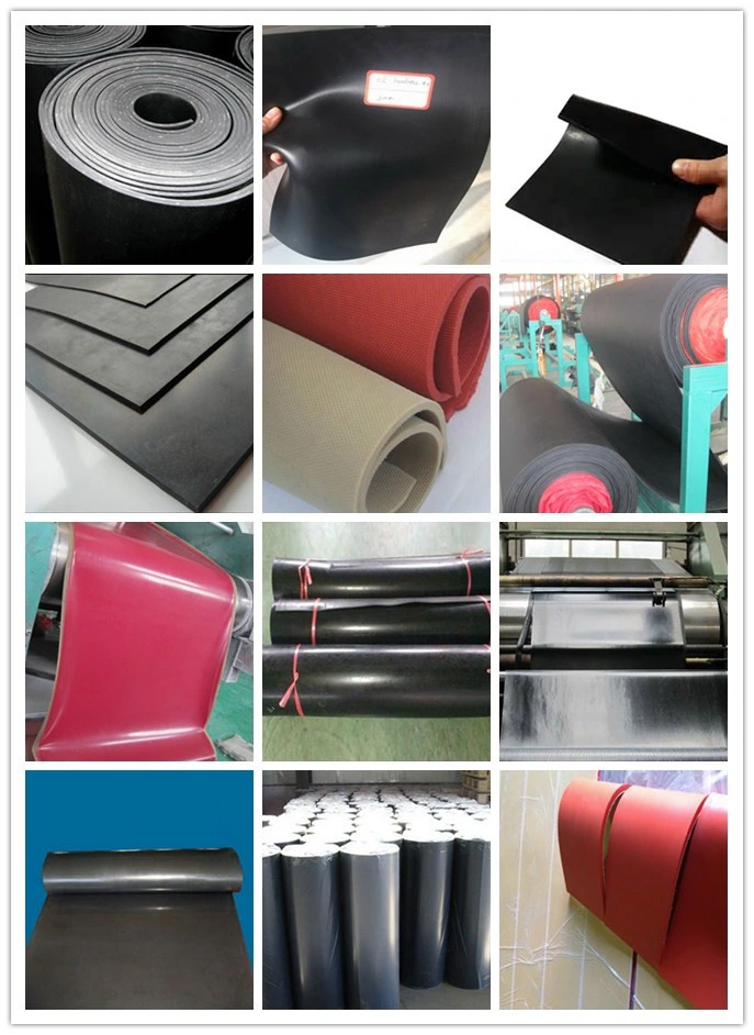 China Manufacture Matting Fine Fluted Ribbed Rubber Matting