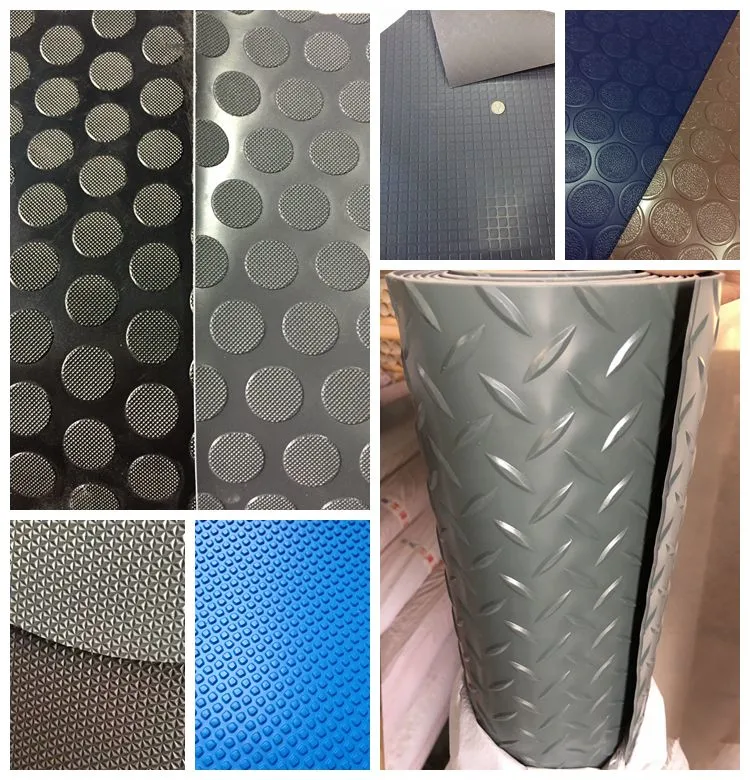 PVC Workshop Floor Antislip Mat Antifouling Mat Willow Garage PVC Floor Mat Interlocking PVC Floor Mat