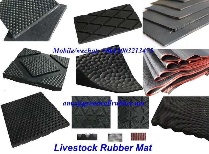 Comfort Non Slip Horse Stall Rubber Flooring Mat Cow Matting