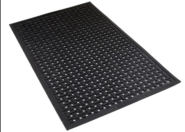 Antibacterial Anti-Slip Drainage Rubber Kitchen Floor Mats/Oil Resistance Rubber Floor