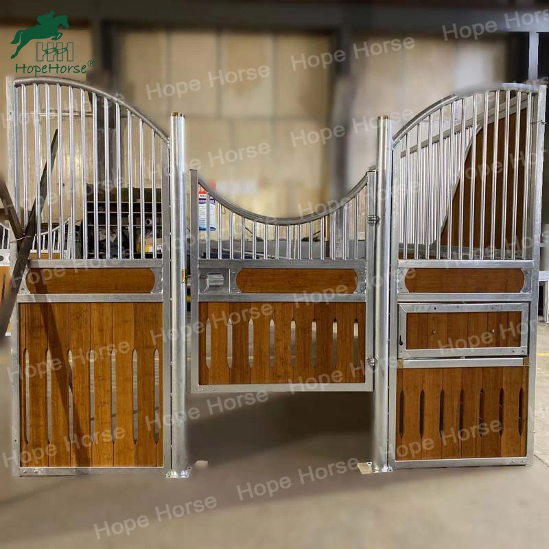 Permanent Galvanized Steel Horse Stables for Horse Yards Panel